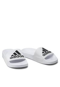 Adidas - adidas Klapki adilette Shower GZ3775 Biały. Kolor: biały. Materiał: skóra