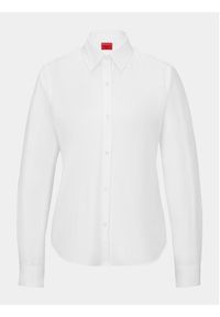 Hugo Koszula The Essential 50496339 Biały Regular Fit. Kolor: biały. Materiał: bawełna #3