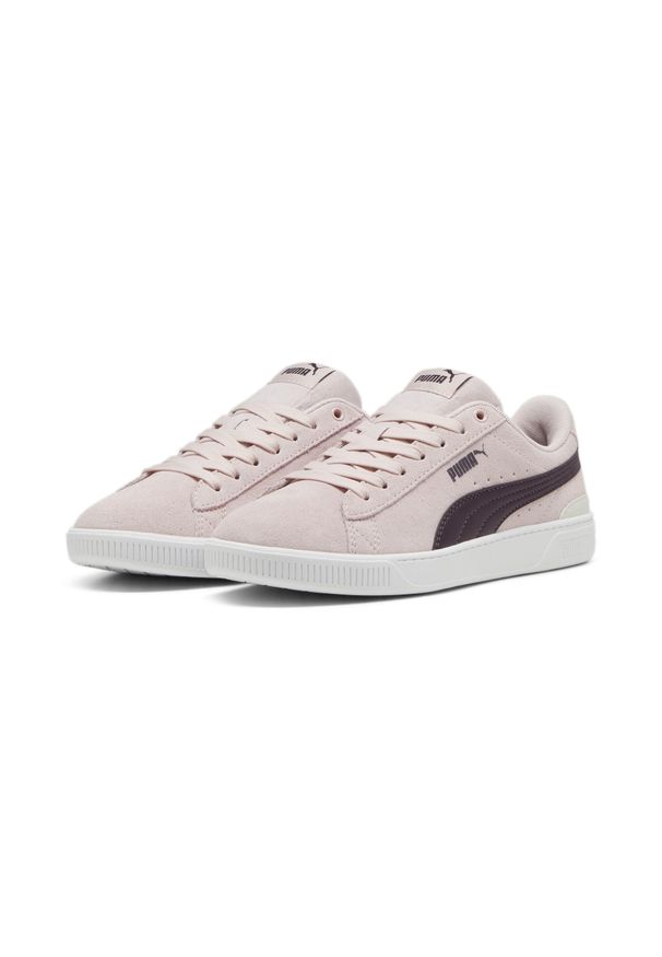 Puma - Damskie buty sportowe Vikky V3 PUMA Mauve Mist Midnight Plum White Pink Purple. Kolor: fioletowy, wielokolorowy, biały, różowy. Model: Puma Vikky