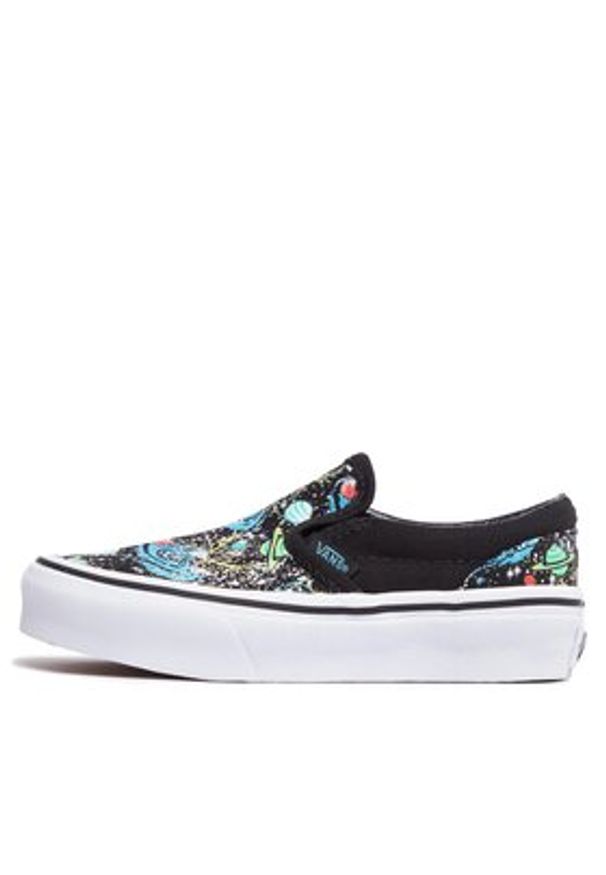 Vans Tenisówki Uy Classic Slip-On VN0005WW6BT1 Czarny. Zapięcie: bez zapięcia. Kolor: czarny. Materiał: materiał