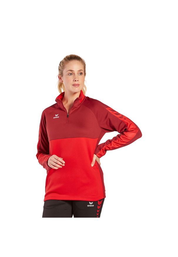 ERIMA - Bluza treningowa Erima Six Wings. Kolor: czerwony. Sport: fitness