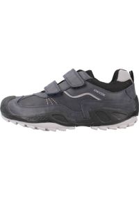 Geox - Buty GEOX J NEW SAVAGE BOY A Czarny. Kolor: czarny. Materiał: tkanina, syntetyk. Sport: turystyka piesza #2