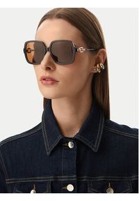 Nine West Okulary przeciwsłoneczne CEO-NW6658S Brązowy ciemny. Kolor: brązowy #5