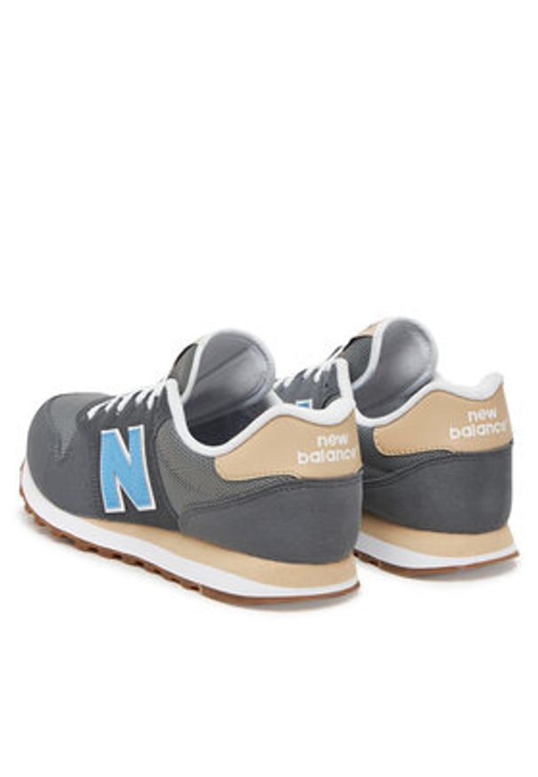 New Balance Sneakersy GM500TBW Szary. Kolor: szary. Materiał: skóra, zamsz