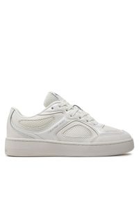 Calvin Klein Jeans Sneakersy Basket Cupsole Low Mix In Met YW0YW01387 Biały. Kolor: biały