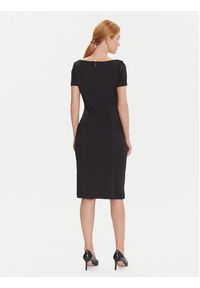 Calvin Klein Sukienka koktajlowa LV044D063G Czarny Slim Fit. Kolor: czarny. Materiał: syntetyk. Styl: wizytowy #3