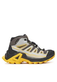 salomon - Trekkingi Salomon. Kolor: szary. Technologia: Gore-Tex. Sport: turystyka piesza #1