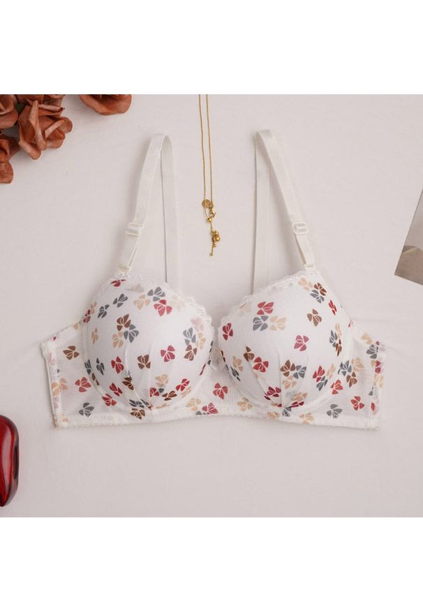 Intica - Biustonosz z wzmocnieniem dla codziennej wygody Ilira. Kolor: wielokolorowy. Materiał: tkanina, materiał