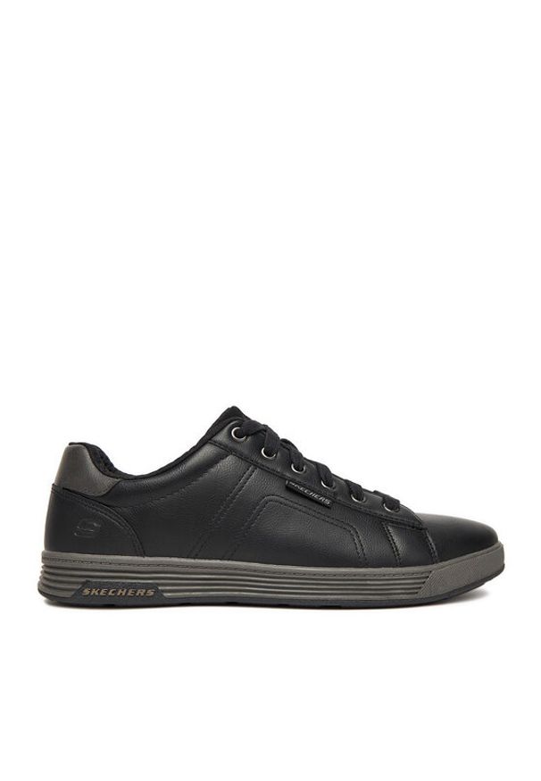 skechers - Skechers Sneakersy CAVELL HENSLEY 210946 BLK Czarny. Kolor: czarny. Materiał: materiał, skóra