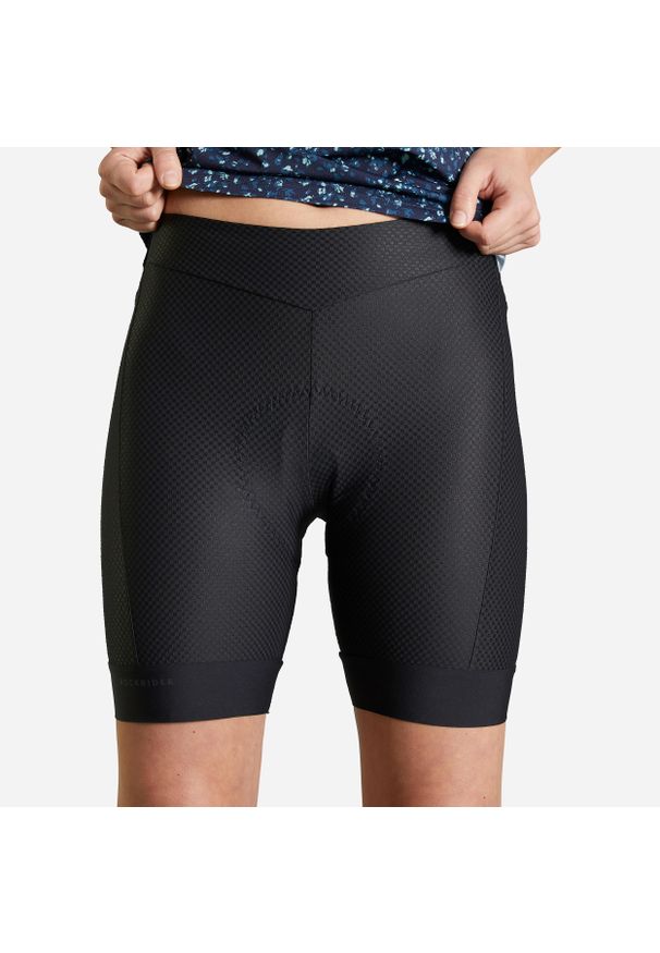 ROCKRIDER - Spodenki pod szorty rowerowe MTB damskie Rockrider Comfort 900. Kolor: zielony, czarny, wielokolorowy. Materiał: materiał, elastan. Sport: kolarstwo