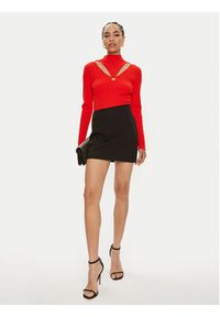 Morgan Sweter 241-MELINE Czerwony Slim Fit. Kolor: czerwony. Materiał: syntetyk, wiskoza #3