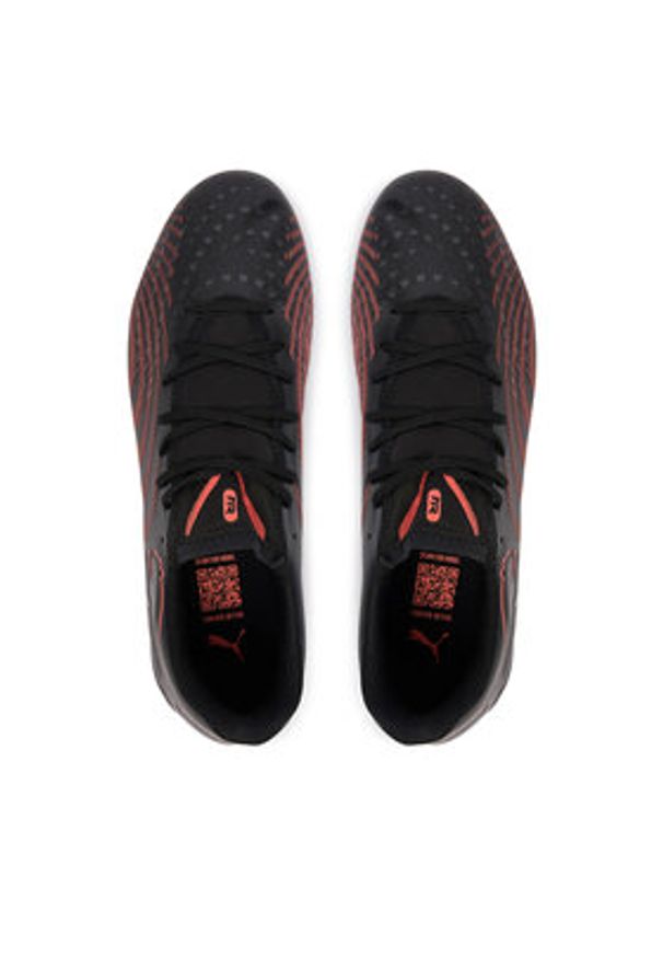 Puma Buty do piłki nożnej Future 9 Play Fg/Ag 108715 02 Czarny. Kolor: czarny. Materiał: skóra