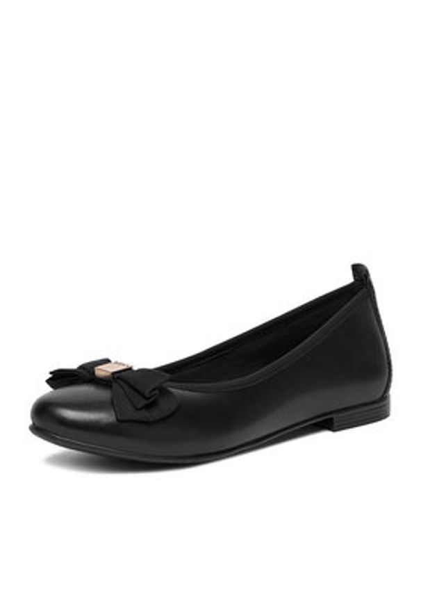MEXX Baleriny CEO-MX/036C-RST Czarny. Kolor: czarny. Materiał: skóra