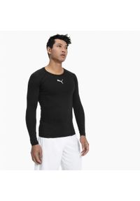 Koszulka męska sportowa Puma LIGA Baselayer Tee LS. Kolor: czarny