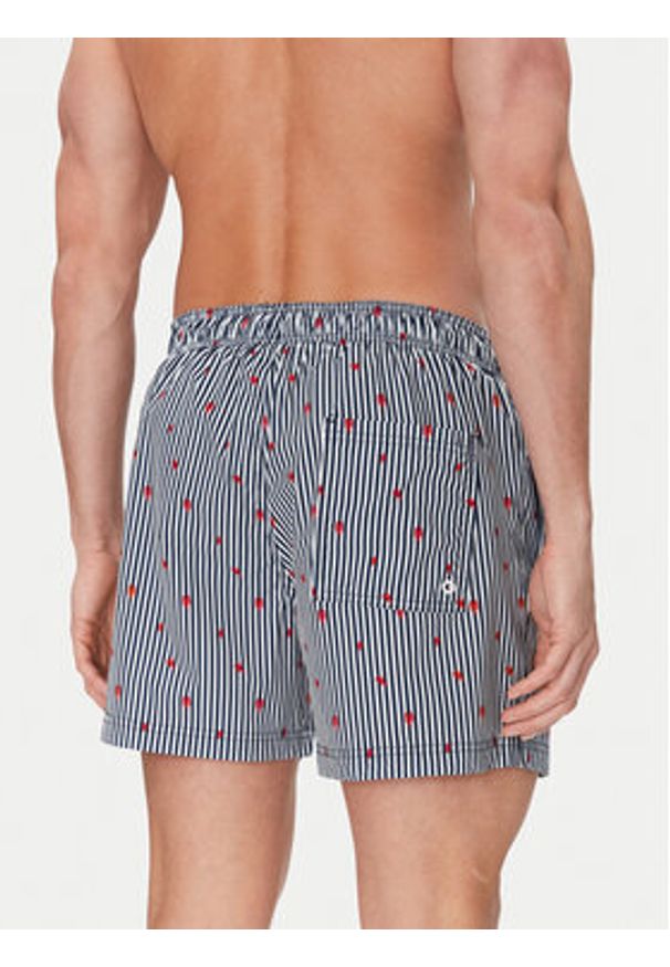 Jack & Jones Szorty kąpielowe Maui 12272933 Granatowy Regular Fit. Kolor: niebieski. Materiał: syntetyk