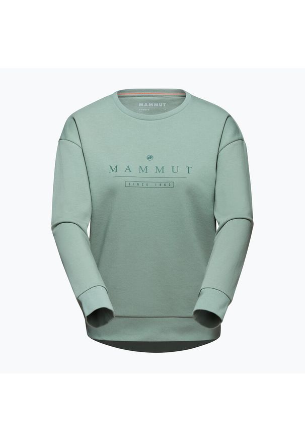 Bluza trekkingowa damska Mammut Core ML Crew Neck Logo. Kolor: zielony