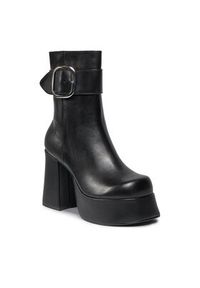 Steve Madden Botki Siren Bootie SM11002628 SM11002628-017 Czarny. Kolor: czarny. Materiał: skóra #5