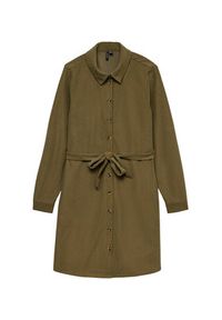 Vero Moda Sukienka koszulowa Elly 10334288 Zielony Regular Fit. Kolor: zielony. Materiał: syntetyk. Typ sukienki: koszulowe #5
