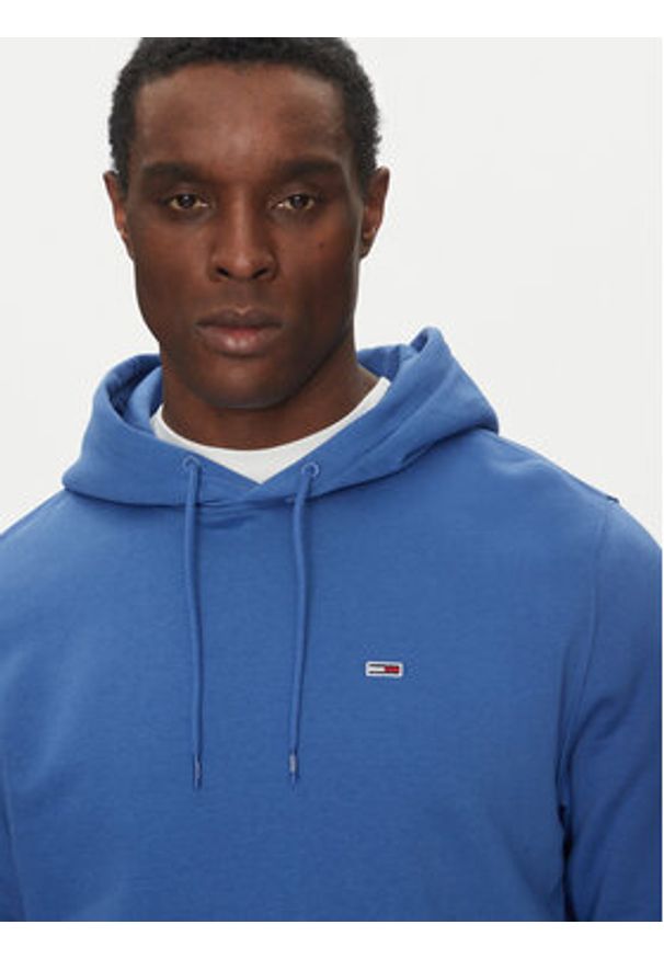 Tommy Jeans Bluza DM0DM20742 Niebieski Regular Fit. Kolor: niebieski. Materiał: bawełna