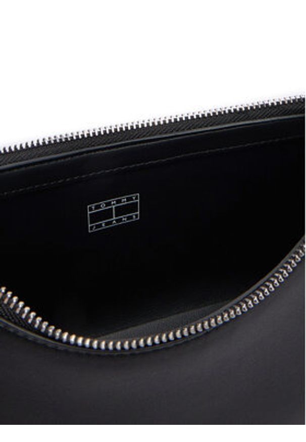 Tommy Jeans Torebka Tjw Cool Shoulder Bag AW0AW17873 Czarny. Kolor: czarny. Materiał: skórzane
