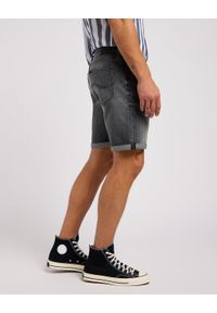 Lee - LEE RIDER SHORT MĘSKIE SZORTY KRÓKIE SPODENKI JEANSOWE WASHED GREY 112349328 L73F015973. Materiał: jeans #6