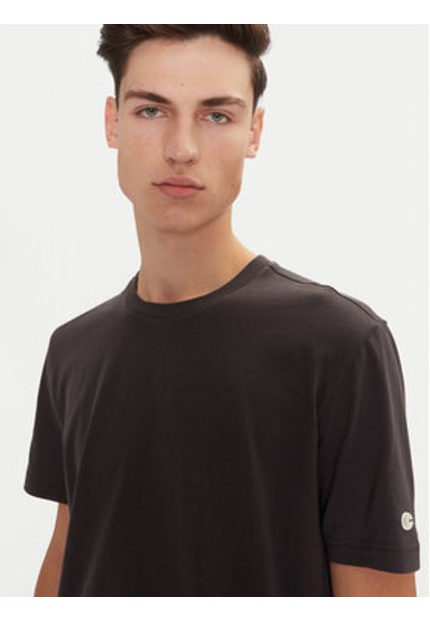 Champion T-Shirt 220425 Szary Regular Fit. Kolor: szary. Materiał: bawełna