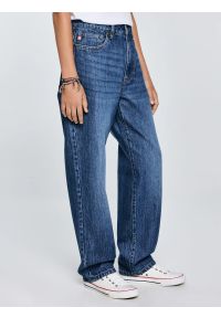 Big-Star - Jeansy chłopięce loose granatowe Zacky 586. Okazja: na co dzień. Stan: podwyższony. Kolor: niebieski. Materiał: jeans. Styl: vintage, casual, klasyczny