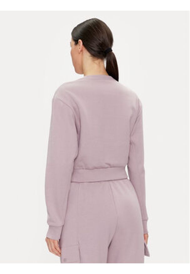 Adidas - adidas Bluza All Szn Fleece IW1226 Fioletowy Regular Fit. Kolor: fioletowy. Materiał: bawełna, syntetyk