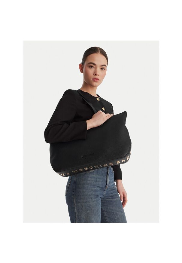 Love Moschino - Torebka LOVE MOSCHINO. Kolor: czarny