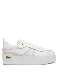 Lacoste Sneakersy L004 Platform 747CFA0028 Biały. Kolor: biały. Materiał: materiał. Obcas: na platformie