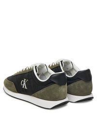 Calvin Klein Sneakersy Retro Runner Ess Mix Mat YM0YM01361 Czarny. Kolor: czarny. Materiał: skóra, zamsz #2