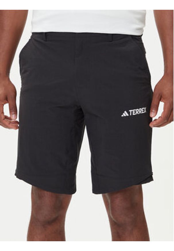 Adidas - adidas Spodnie outdoor Terrex Multi IZ3320 Czarny Regular Fit. Kolor: czarny. Materiał: syntetyk. Sport: outdoor