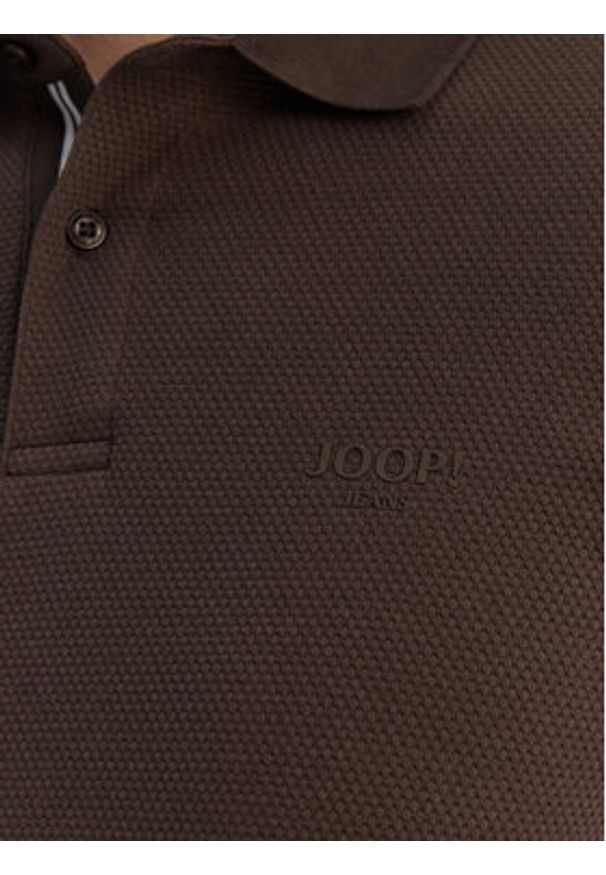 JOOP! Jeans Polo 15 JJJ-17Amare 30046012 Brązowy Modern Fit. Typ kołnierza: polo. Kolor: brązowy. Materiał: bawełna