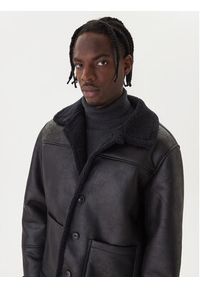 Jack & Jones Kurtka z imitacji skóry Cambridge 12282946 Czarny Regular Fit. Kolor: czarny. Materiał: skóra #8