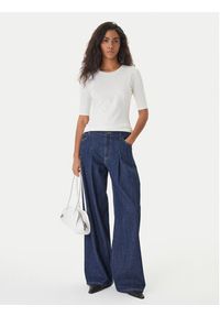 Hugo - HUGO T-Shirt Darnelia 50515019 Écru Slim Fit. Materiał: bawełna #4