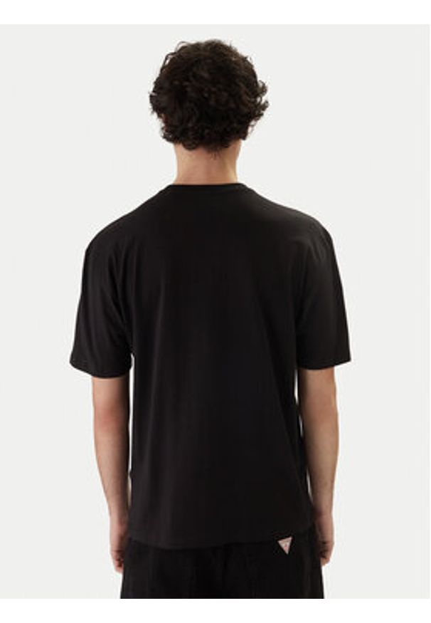 Guess T-Shirt F6GI11 K8HM4 Czarny Regular Fit. Kolor: czarny. Materiał: bawełna