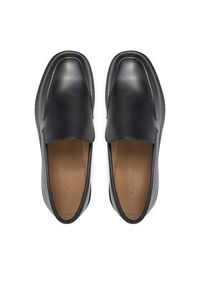 Calvin Klein Mokasyny Sq Rubber Onepiece Moccasin HM0HM01883 Czarny. Kolor: czarny. Materiał: skóra