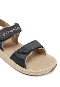 columbia - Columbia Sandały Konos Hiker 2-Strap 2121561 Czarny. Kolor: czarny. Materiał: skóra, zamsz