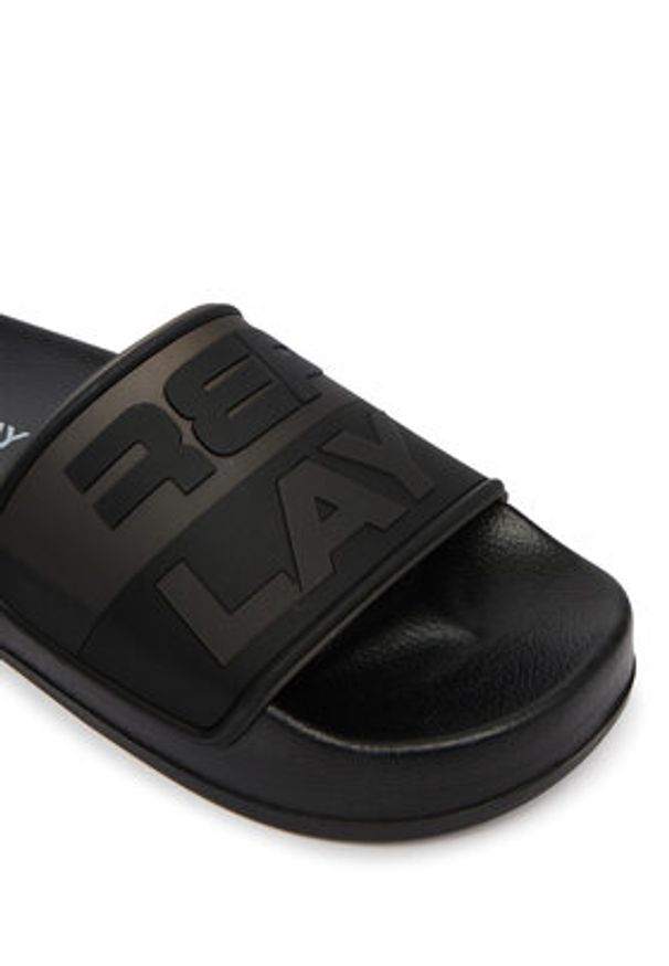 Replay - REPLAY Klapki GWF1H .000.C0037S Czarny. Kolor: czarny. Materiał: syntetyk