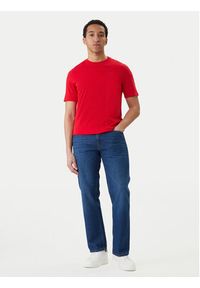 Bugatti T-Shirt 8350-75040C Czerwony Regular Fit. Kolor: czerwony. Materiał: bawełna #8