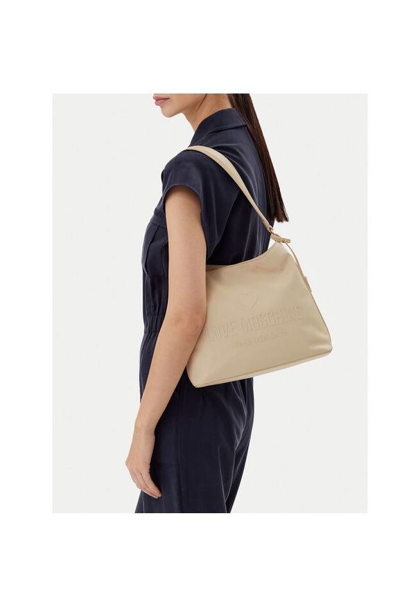 Love Moschino - Torebka LOVE MOSCHINO. Kolor: kremowy
