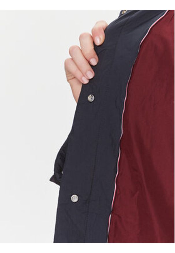 TOMMY HILFIGER - Tommy Hilfiger Kurtka przejściowa WW0WW40469 Granatowy Relaxed Fit. Kolor: niebieski. Materiał: syntetyk