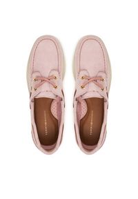 TOMMY HILFIGER - Tommy Hilfiger Mokasyny FW0FW09338 Różowy. Kolor: różowy. Materiał: zamsz, skóra #6