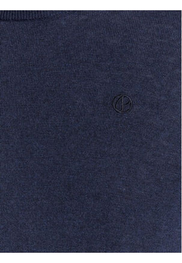 Pepe Jeans Sweter Andre PM702240 Granatowy Regular Fit. Kolor: niebieski. Materiał: bawełna