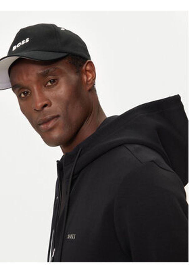 BOSS - Boss Bluza Saggy 50506161 Czarny Regular Fit. Kolor: czarny. Materiał: bawełna