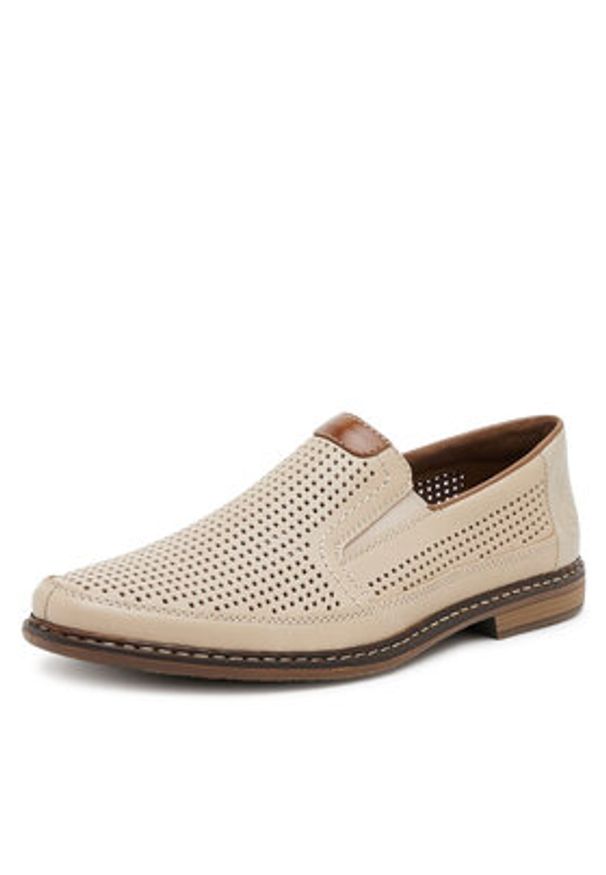 Rieker Półbuty CEO-13459-60 Beżowy. Kolor: beżowy. Materiał: skóra