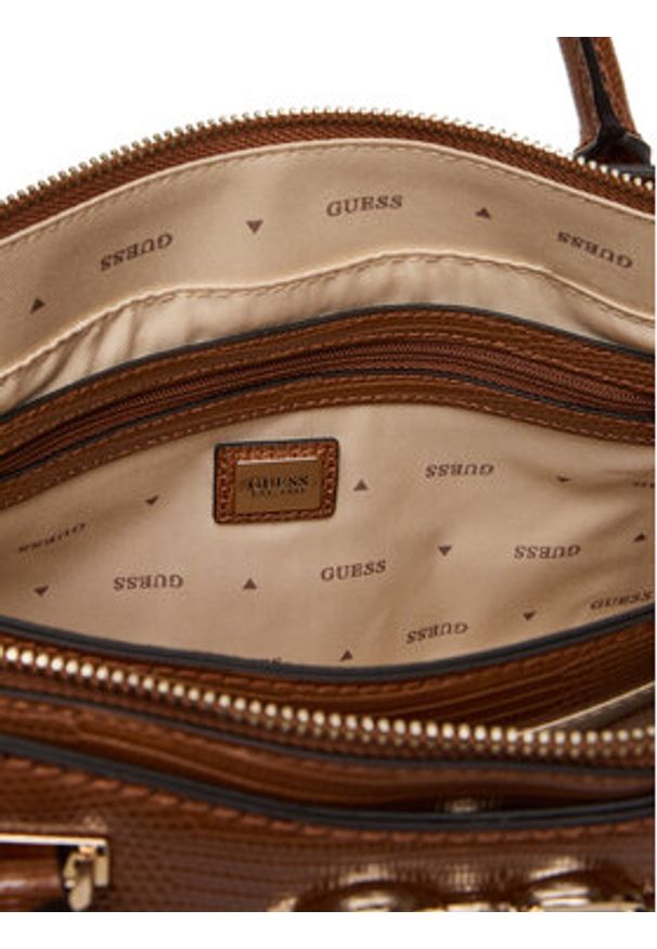 Guess Torebka Salinge HWKG96 24060 Brązowy. Kolor: brązowy. Materiał: skórzane