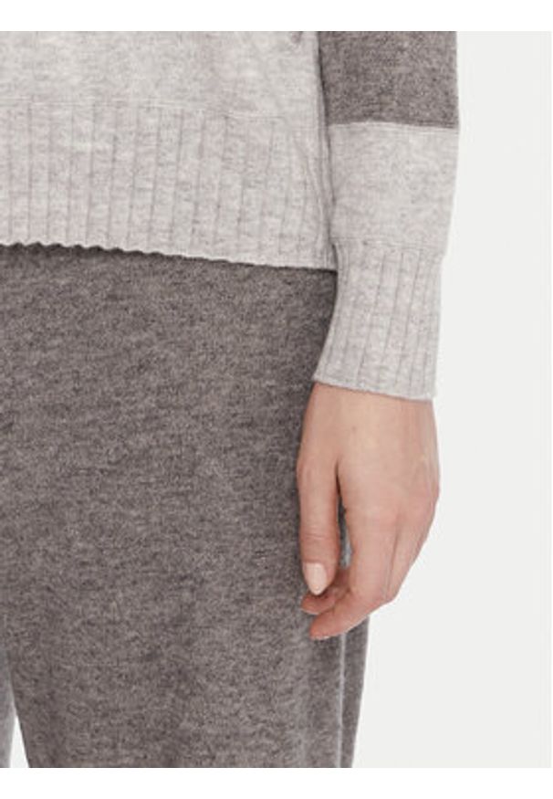 United Colors of Benetton - United Colors Of Benetton Sweter 102HE203V Szary Boxy Fit. Kolor: szary. Materiał: wełna, syntetyk