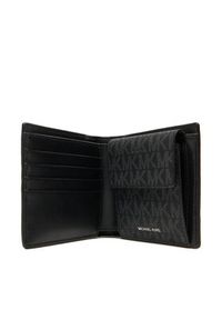 MICHAEL Michael Kors Duży Portfel Męski 39R5LHDF3O Czarny. Kolor: czarny. Materiał: skóra