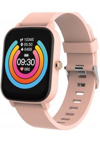 Smartwatch GepardWatches Maxlife smartwatch MXSW-110 pudrowy róż. Rodzaj zegarka: smartwatch. Kolor: różowy #1